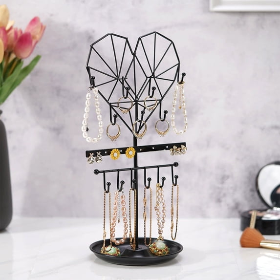 Butterflies Clouds Heart Type Jewelry Display Rack Hanging Earring Necklace Bracelet Organizer Stand