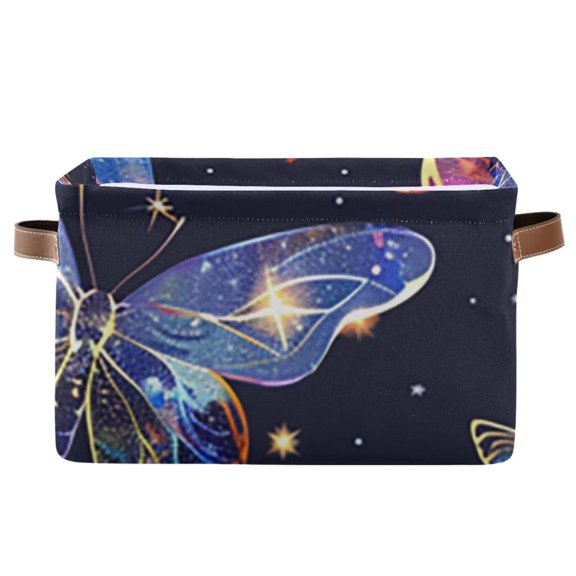 Butterflies Colorful Storage Bins Baskets With Handles Storage Box Clothes Organizer Organization Toys