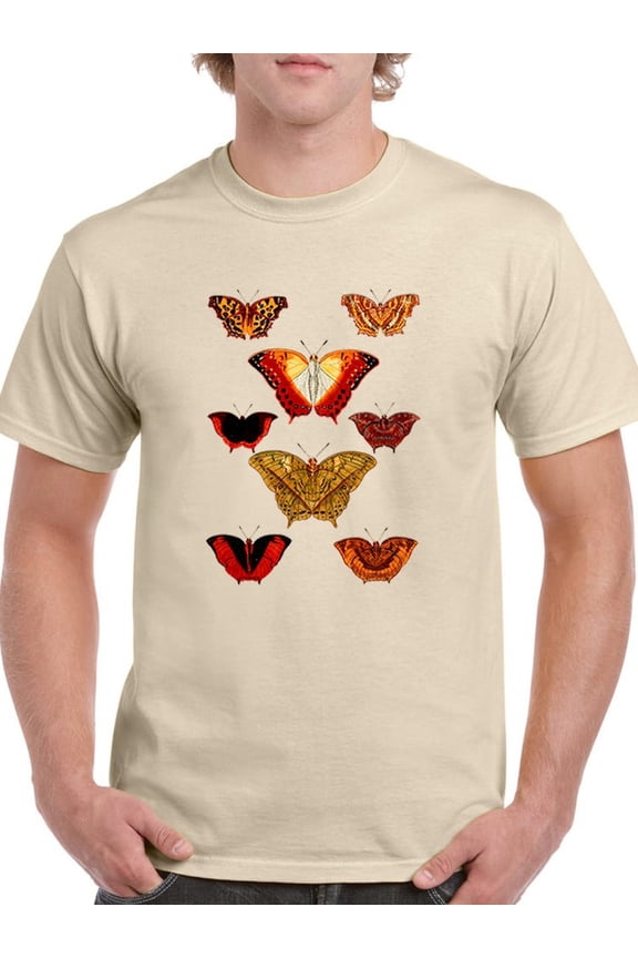 Butterflies Displayed. I T-Shirt Men -Vision Studio Designs, Male Large