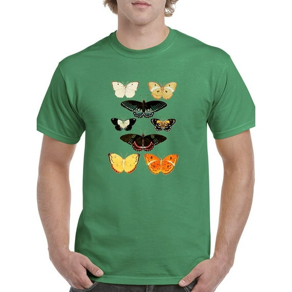 Butterflies Displayed. Iii T-Shirt Men -Vision Studio Designs, Male Medium