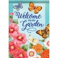 thumbnail image 1 of Butterflies & Flowers House Dura Soft Flag, 1 of 1