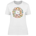 thumbnail image 1 of Butterflies & Flowers Round Logo Tee Women's -Image by Shutterstock, 1 of 1