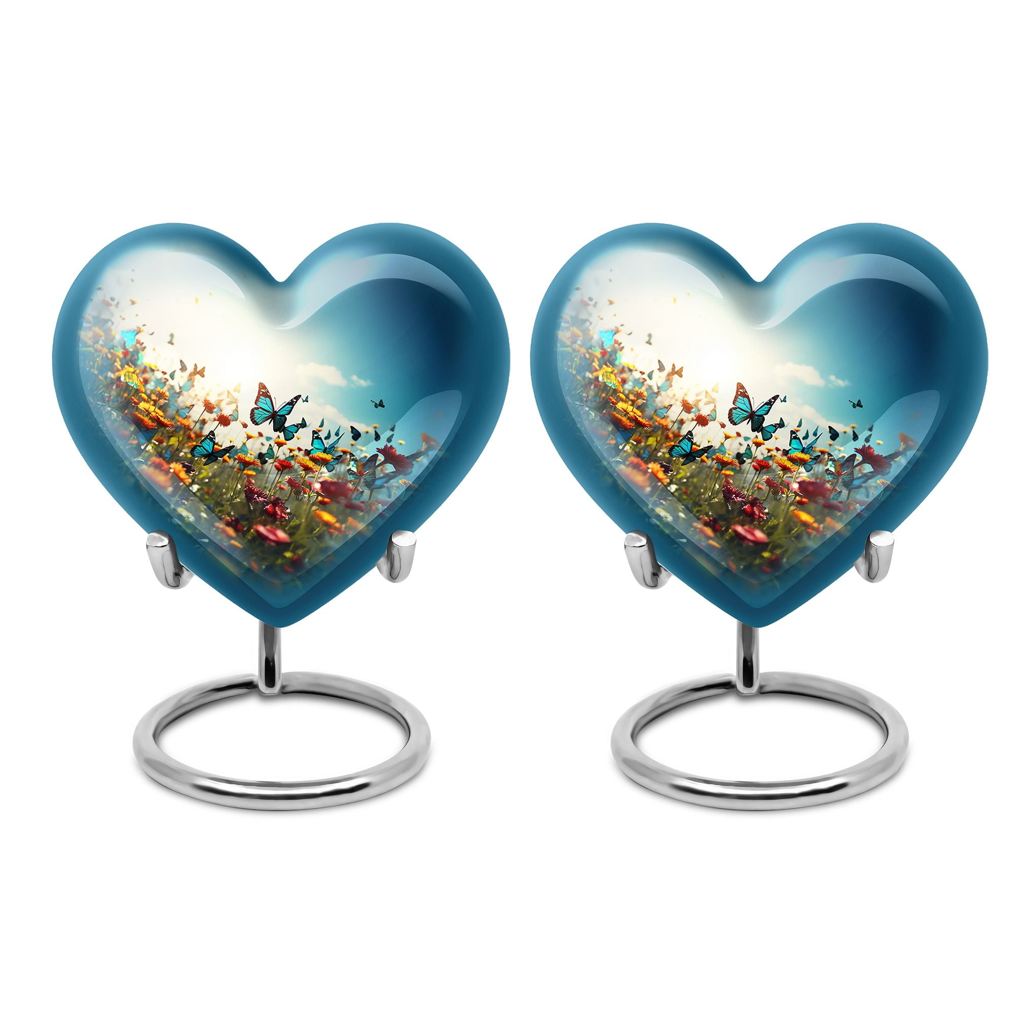 Butterflies Funeral Urn - Memorial Keepsake Urns - 3 Inch - Pack Of 2 ...