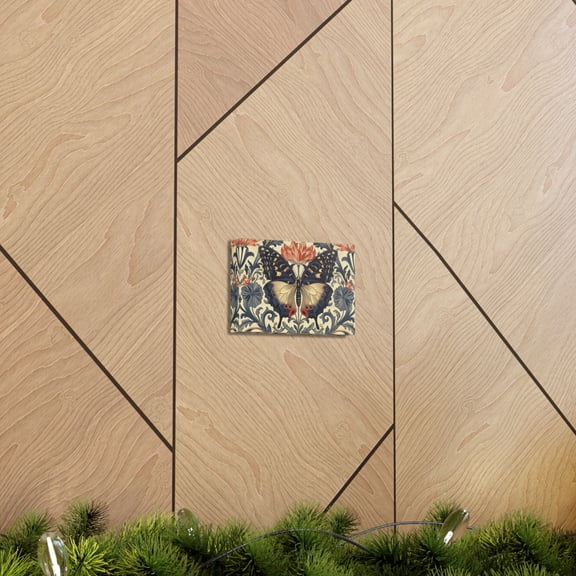 Butterflies Gallery Wraps Williams Morris style