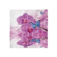 thumbnail image 1 of Butterflies Head Scarf, Orchid Bloom on Water, Head Wrap, 3 Sizes, by Ambesonne, 1 of 2