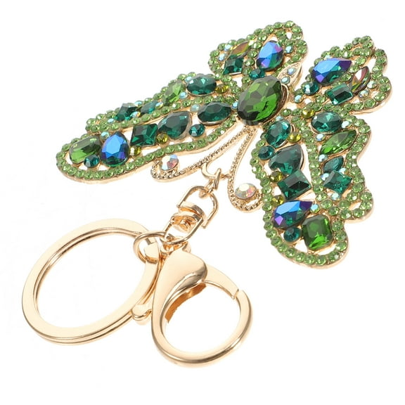 Butterflies Key Chain Bag Charms Purse Decor Keychains Child Green
