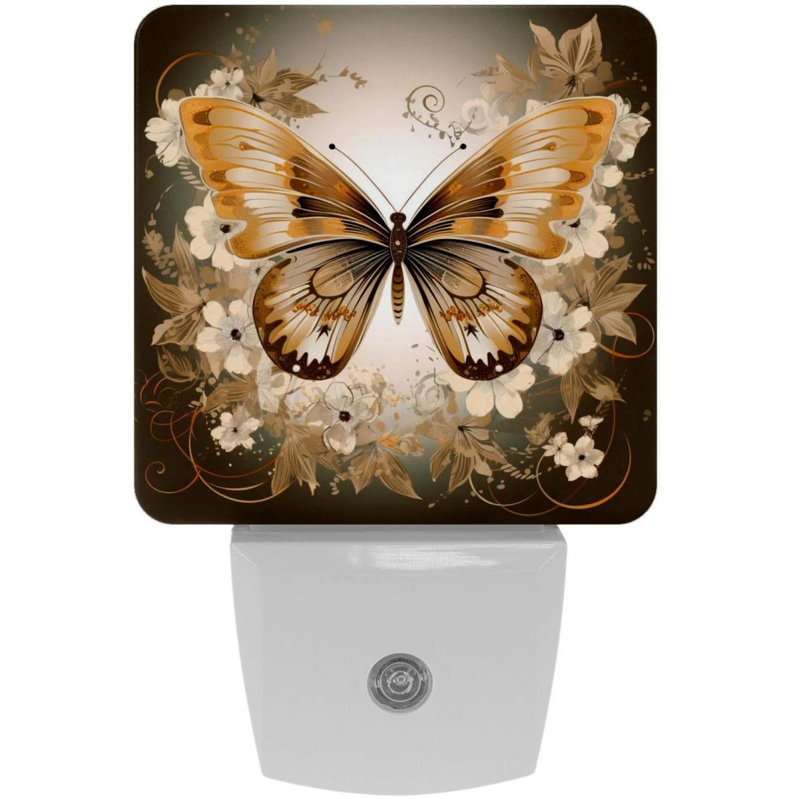 Butterflies LED Square Night Lights - Energy Efficient and Sleek Design ...