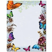 Butterflies Letterhead Laser & Inkjet Printer Paper, 100 Sheet Pack