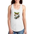 thumbnail image 1 of Butterflies On Paper Iii. Racerback Tank Women -Fab Funky Designs, Female Medium, 1 of 4