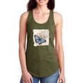 thumbnail image 1 of Butterflies On Paper Racerback Tank Women -Grace Popp Designs, Female x-Small, 1 of 4