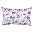 thumbnail image 1 of Butterflies Pillow cases pillow covers Standard Size pillow case pillow protector, Soft ,with Zipper pillowcase 20"x30", 1 of 7