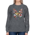 thumbnail image 1 of Butterflies Positive Quote Sweatshirt Women -Image by Shutterstock, Female 4X-Large, 1 of 4