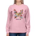 thumbnail image 1 of Butterflies Positive Quote Sweatshirt Women -Image by Shutterstock, Female Large, 1 of 4