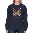 thumbnail image 1 of Butterflies Positive Quote Sweatshirt Women -Image by Shutterstock, Female Medium, 1 of 4