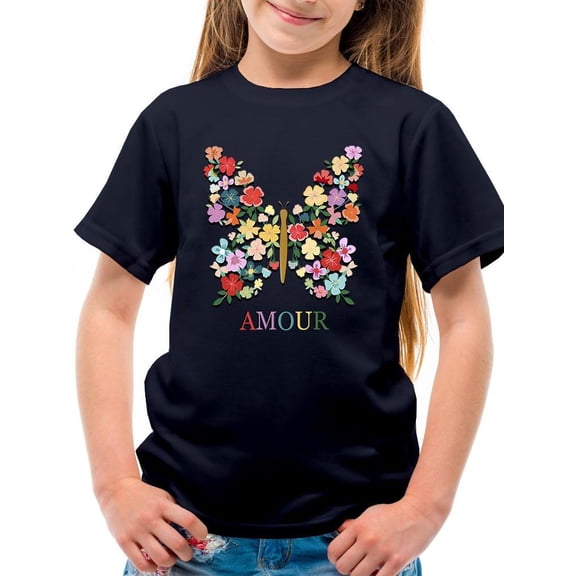 Butterflies Positive Quote T-Shirt Juniors -Image by Shutterstock,  x-Small