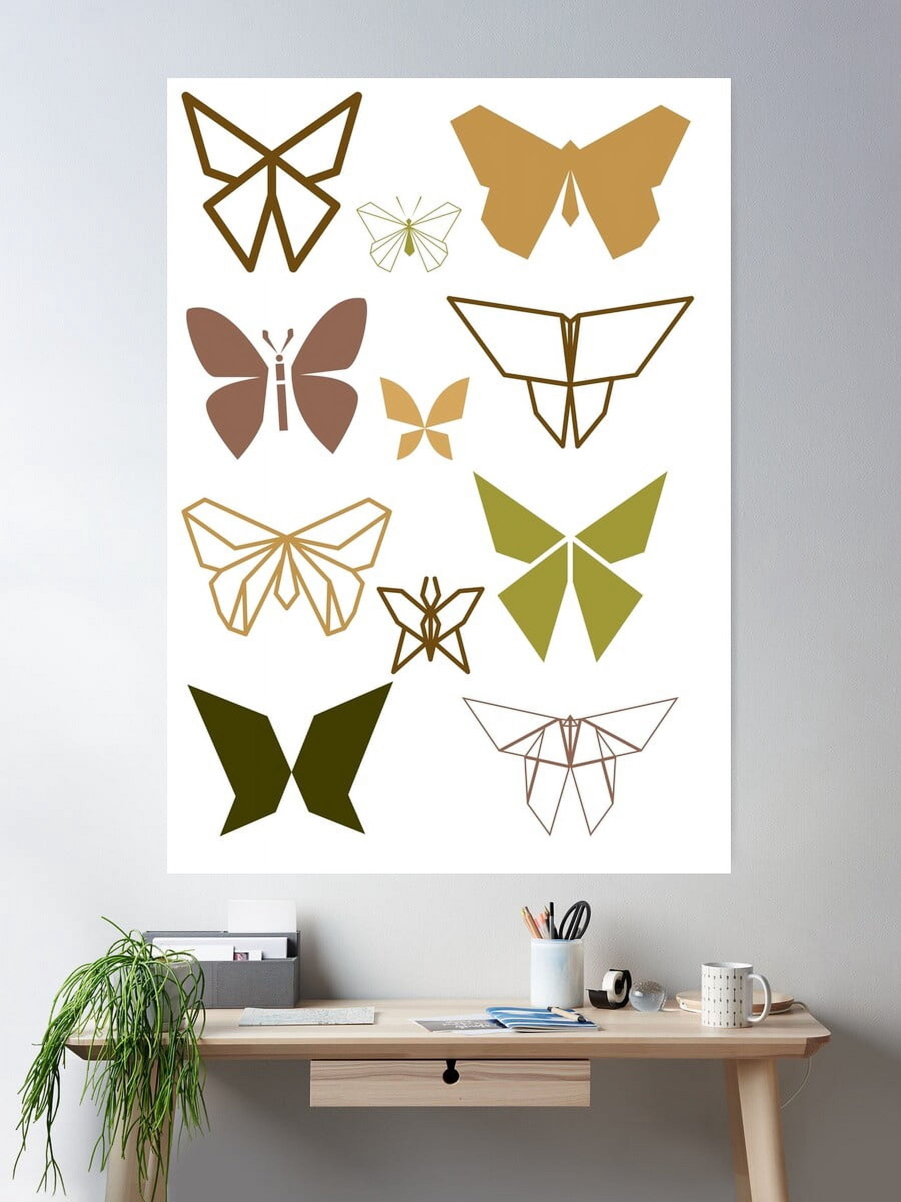 Curated visual reference: Butterflies Poster Wall Art Modern Wall Decor For Living Room Photo Inspiration