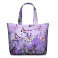 thumbnail image 1 of Butterflies Print Duffel Bag, Colorful Floral Weekender Tote, Lightweight Travel Bag for Women and Butterfly Fans, 1 of 5