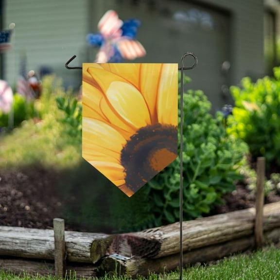Butterflies Sunflowers Garden Flag 18" x 12.5" Double Sided Yard Lawn Outdoor Decor Small Yard Flags