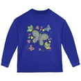 thumbnail image 1 of Butterflies Toddler Long Sleeve T Shirt Royal 2T, 1 of 1