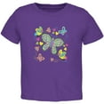 thumbnail image 1 of Butterflies Toddler T Shirt Purple 3T, 1 of 1