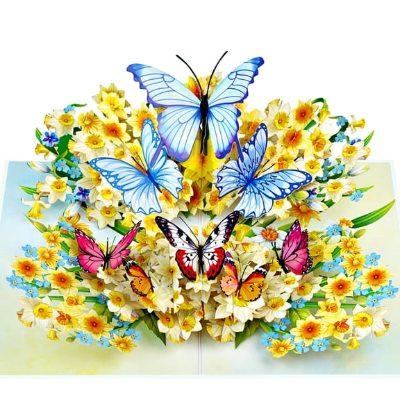 Butterflies Tree Pop Up Greeting Card - Surprise birthday gift - Perfect for Mom, Dad, for Wife, for Daughter, for Friend, for Grandma