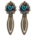 thumbnail image 1 of Butterflies Vintage Copper - Stainless Steel Book Accessories for Book Markers - Reading Accessories for Book Lovers, 1 of 1