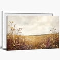 thumbnail image 1 of Butterflies and Wildflowers Meadow Poster Canvas Print Vintage Floral Landscape Wall Art Aesthetic Room Decoration Set For Home Bedroom Dorm Bathroom Wall Decor Framed, 1 of 6