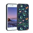 thumbnail image 1 of Butterflies-and-Flowers-45 Phone Case, Degined for iPhone 7 Case Men Women, Flexible Silicone Shockproof Case for iPhone 7, 1 of 1