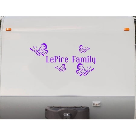 Butterflies butterfly RV Camper Vinyl Decal Sticker