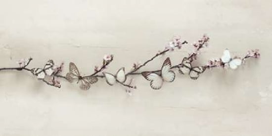 Butterflies on Blossom Canvas Art - Ian Winstanley (24 x 48)