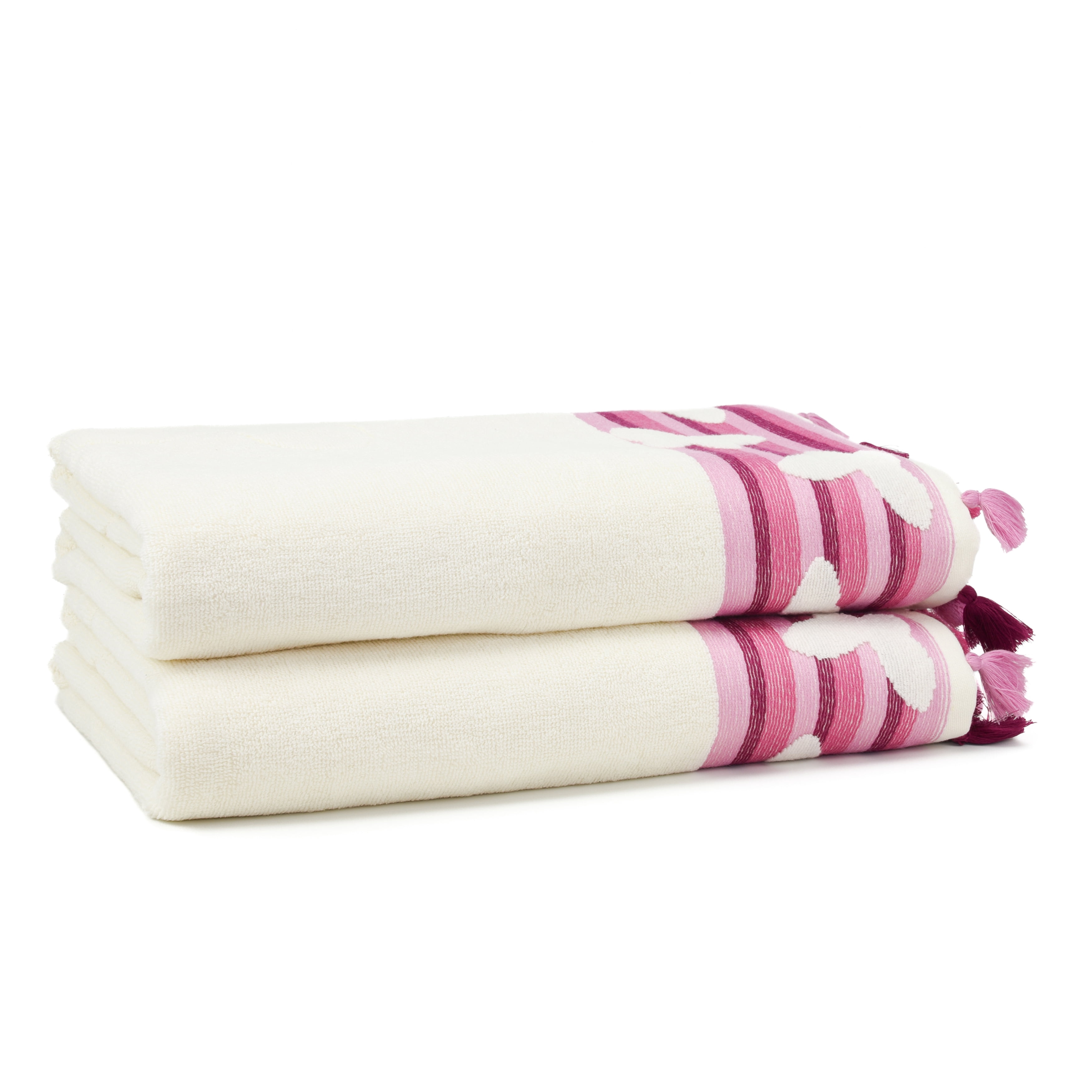 Butterfly 2 Pcs Turkish Cotton Bath Towel