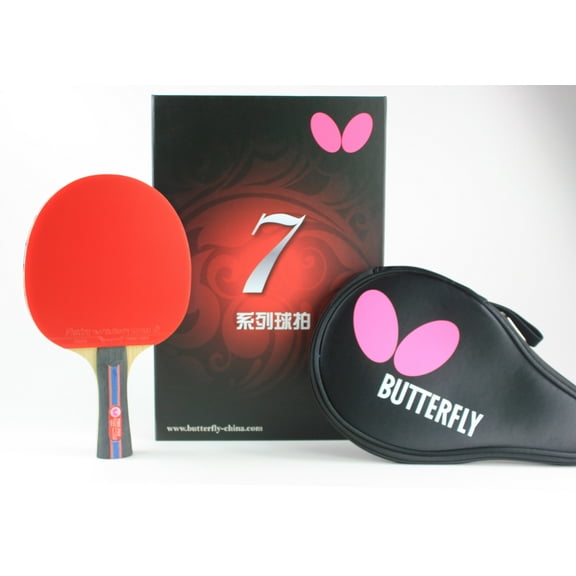 Butterfly 702 Table Tennis Racket Set - 1 Paddle 1 Case - Gift Box - ITTF Approved Carbon Power