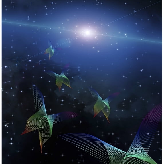 Butterfly Abstract. Deep space Poster Print by Bruce Rolff/Stocktrek Images