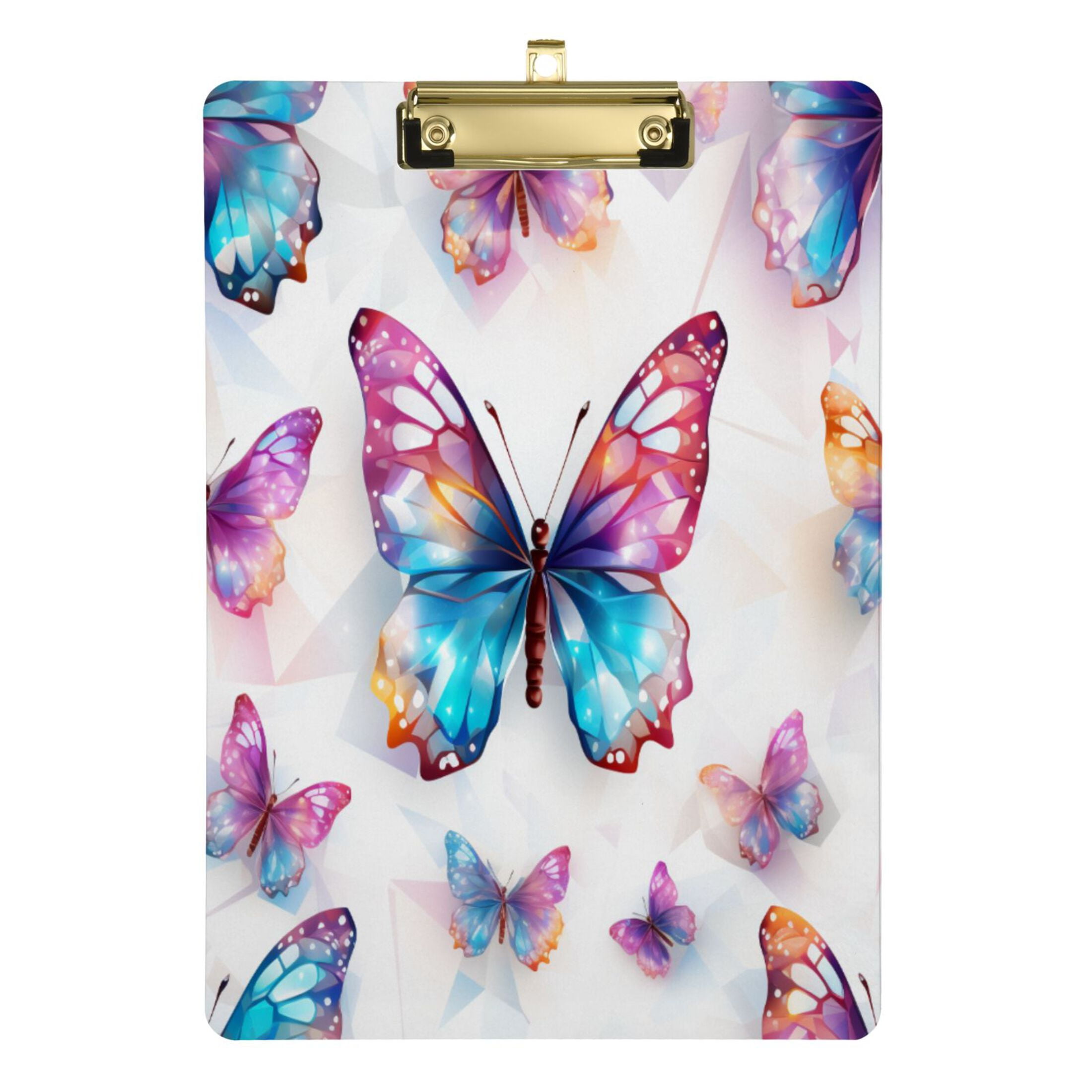 Butterfly Acrylic Clipboards A4 Standard Letter Size Clipboard 12.5" X