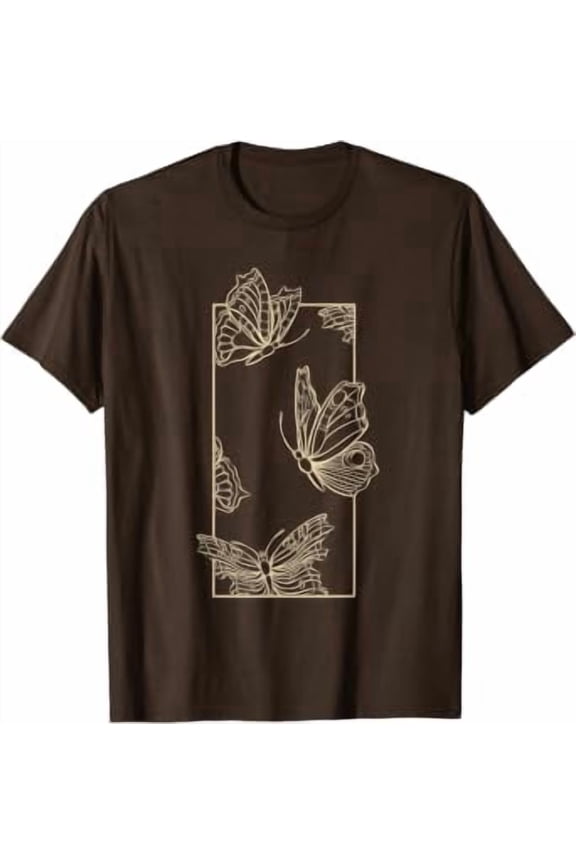 Butterfly Aesthetic Goth Cottagecore Goblincore T-Shirt