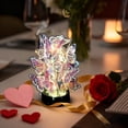 thumbnail image 1 of Butterfly Ambiance Lamp, Bedside Decorative Small Table lamp, DIY Butterfly Lamp, Battery Powered Night Light, Gift for Daughter's Mother, 1 of 6