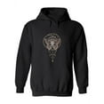 thumbnail image 1 of Butterfly And Sacred Geometry Hoodie Women -Image by Shutterstock, Female Small, 1 of 4