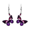 thumbnail image 1 of Butterfly Animal Graphic Dangle Earrings - Womens Fashion Handmade Jewelry Nature Accessories, 1 of 1