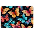 thumbnail image 1 of Butterfly Area Rugs: Polyester Non-Slip Kitchen Mat Office Rug - Machine Washable, 1 of 6