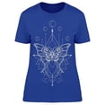 thumbnail image 1 of Butterfly Arrows Pointing Moon T-Shirt Women -Image by Shutterstock, Female Medium, 1 of 2
