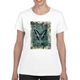 thumbnail image 1 of Butterfly Art And Kanji T-Shirt Women -Elena Ray Designs, Female Large, 1 of 4