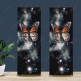 thumbnail image 1 of Butterfly Art Print Refrigerator Door Mural Sticker Waterproof PVC Kitchen Closet Fridge Door Wallpaper Stickers Decoration, 1 of 5