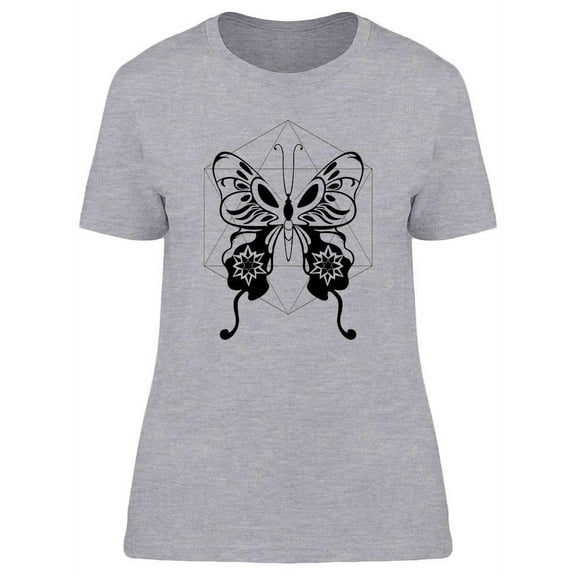 Butterfly Artistic Design  T-Shirt Women -Image by Shutterstock, Female x-Large