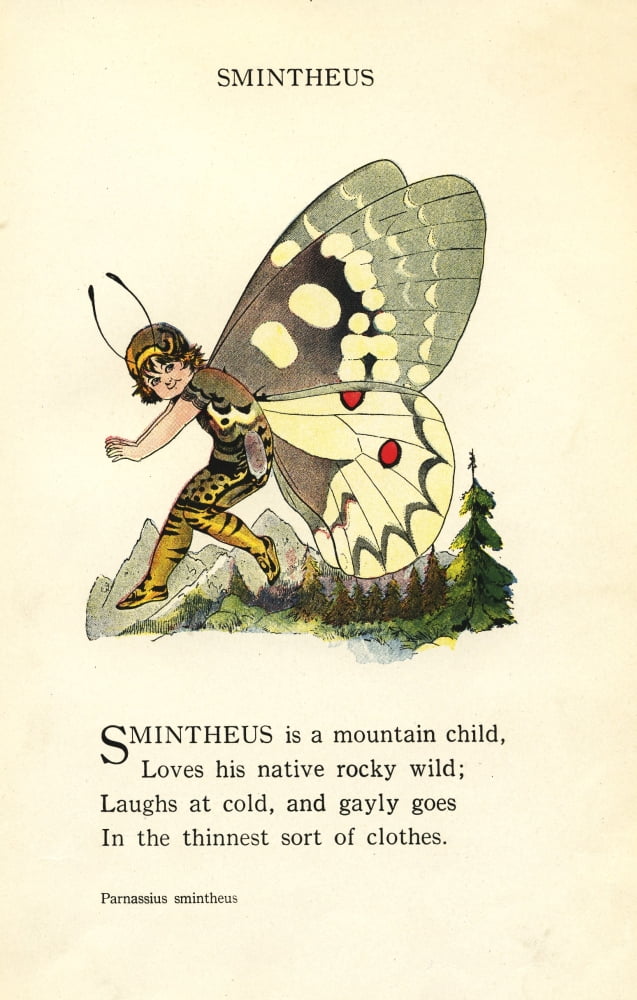 Butterfly Babies 1914 Smintheus Canvas Art - MT Ross (18 x 24)