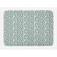 thumbnail image 1 of Butterfly Bath Mat, Spring Inspired Pattern with Swallowtail and Green Butterflies, Plush Bathroom Decor Mat with Non Slip Backing, 29.5" X 17.5", Apple Green Turquoise, by Ambesonne, 1 of 2