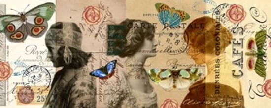 Butterfly Beauties Canvas Art - Sandy Lloyd (33 x 14)