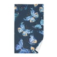 thumbnail image 1 of Butterfly Beautiful Cotton Face Towels Absorbent Hand Towel Soft Bathroom Towel for Kitchen Hotel Decoration, 1 of 7