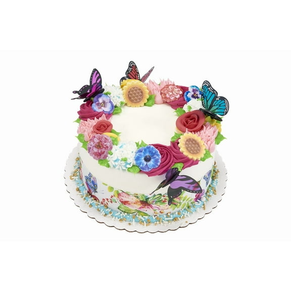 Butterfly Beauty Round Cake