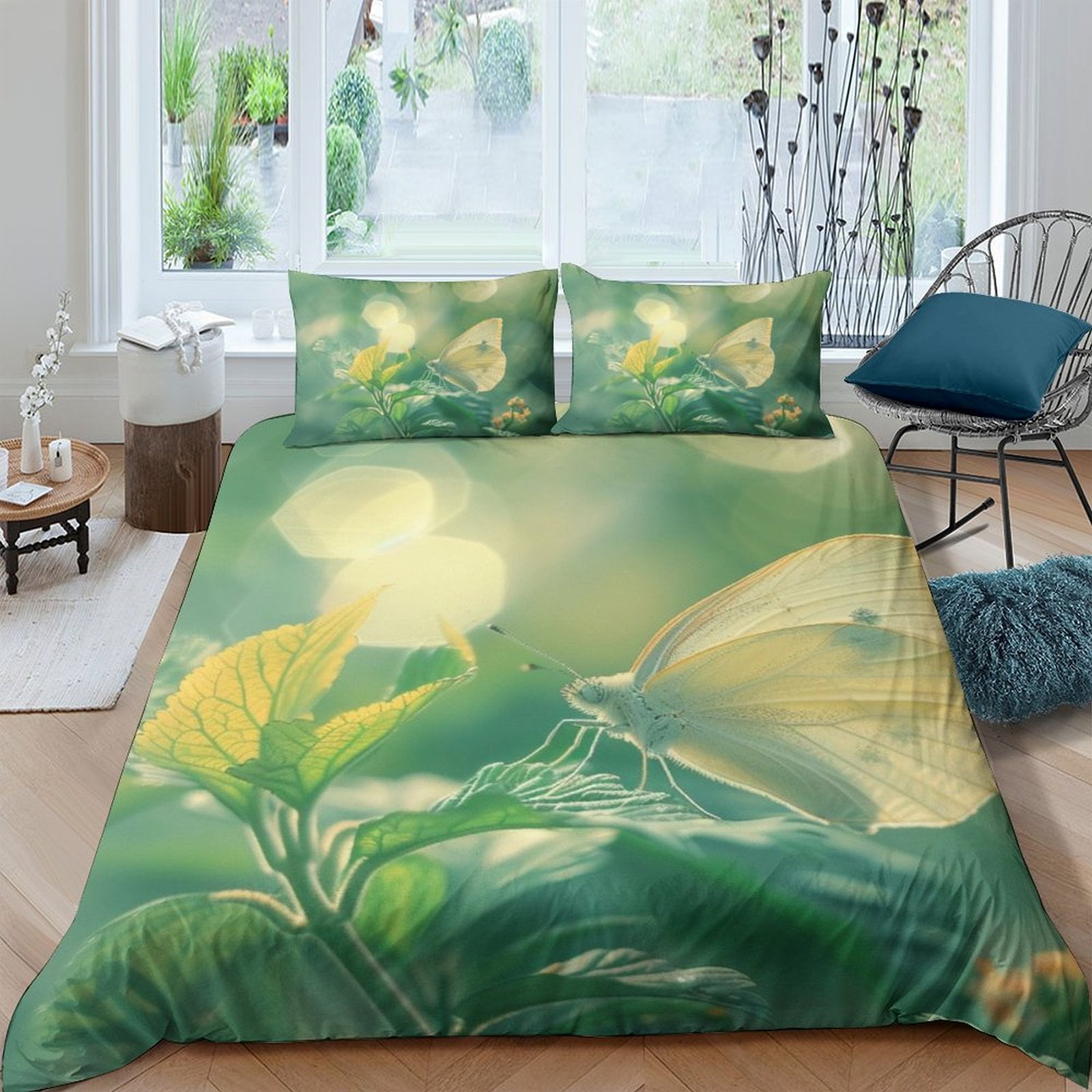 Butterfly Bedding Set Comforter Covers Quilt Cover Duvet Cover with