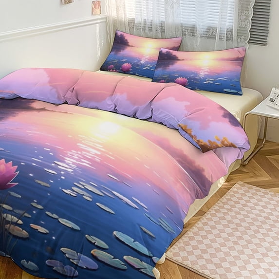 Butterfly Bedding Set with Zipper Closure for Girls & Boys